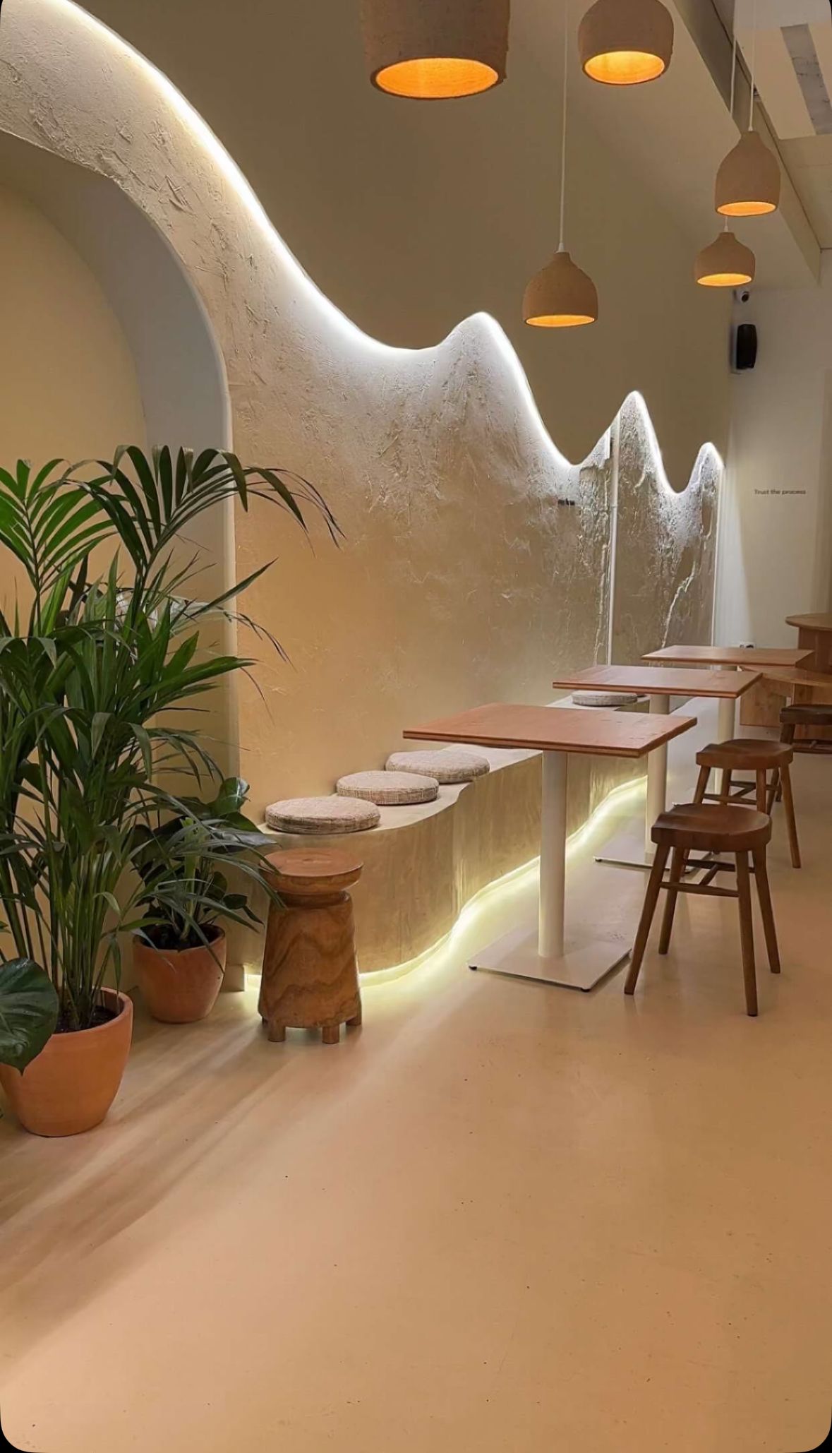 Instagrammable Coffee House featuring Intimate Ambient Lighting & Outdoor Decking #30